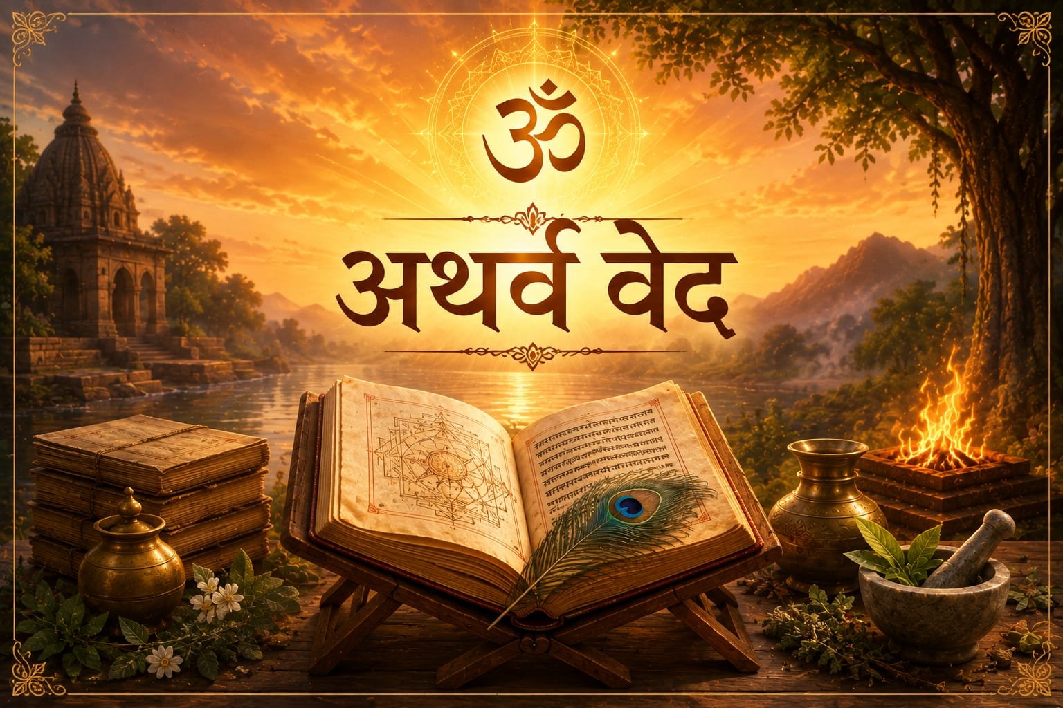 Atharva Ved in Nepali