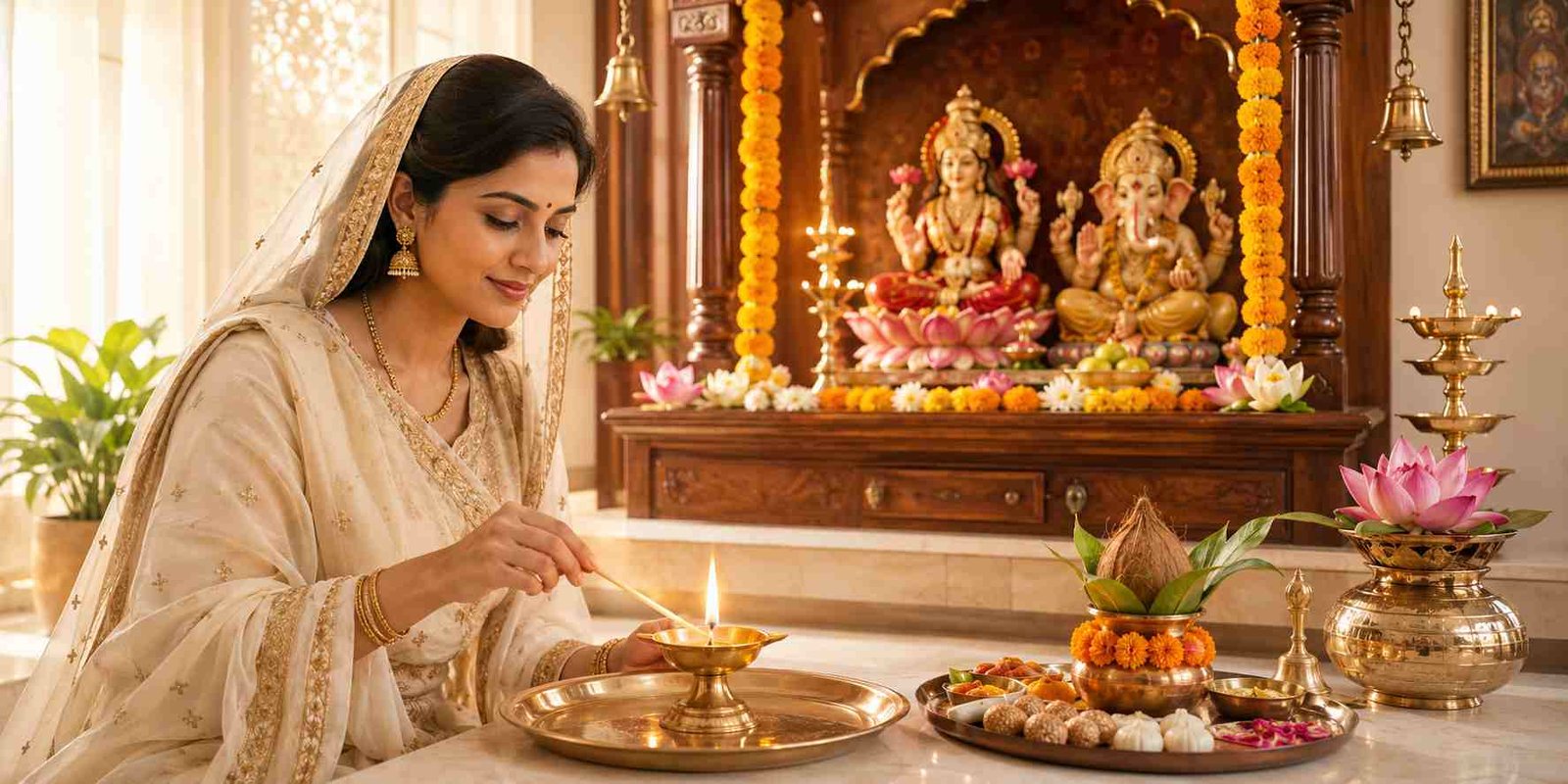 पूजा घर में दीपक किस तरह से जलाएं कि घर में हो धन की बरसात?