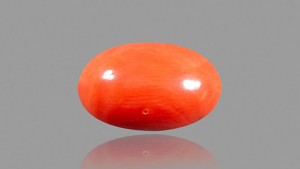 Orange Coral Gemstone