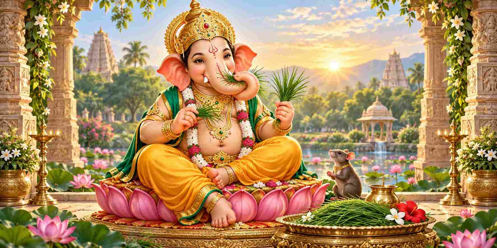 क्या है गणेशजी को दूर्वा चढ़ाने का महत्व? भगवान गणेश को क्यों पसंद है दूर्वा घास?