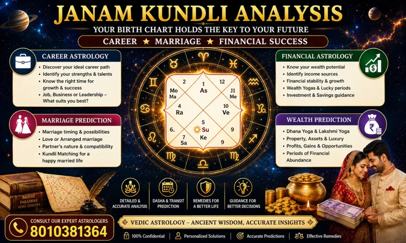 How Your Birth Chart (Janam Kundli) Can Reveal Career, Marriage & Financial Success