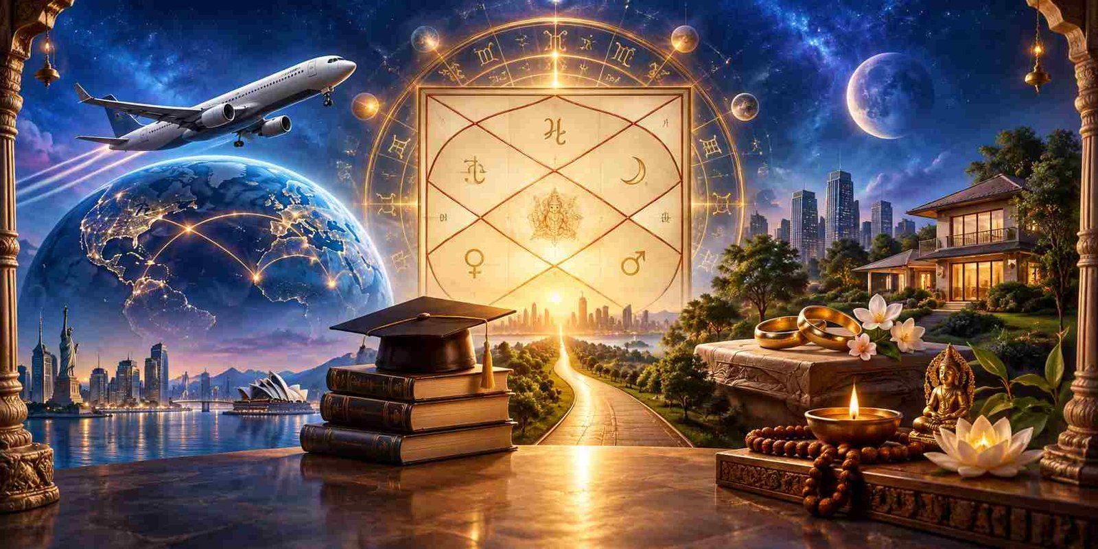 Permanent Residency Astrology Analysis