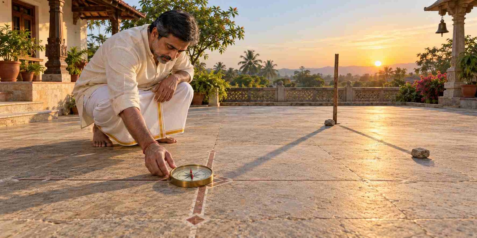 Method to Know Directions by Compass or Sun