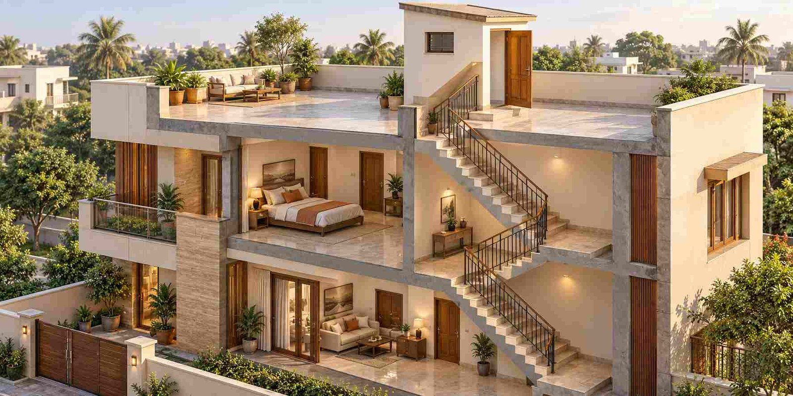 Stairs and Staircase Cover