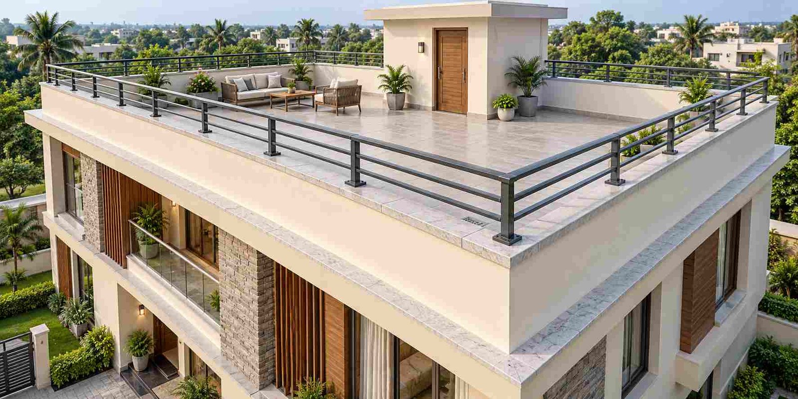 Parapet Wall and Railing